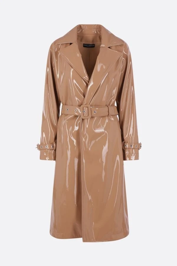 Dolce&Gabbana Leather Outer Shell Coats, Jackets & Vests Trench