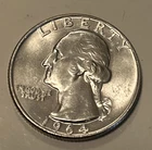 1964-D BU/UIN Washington 90 % Silver Quarters - - Silver going Up