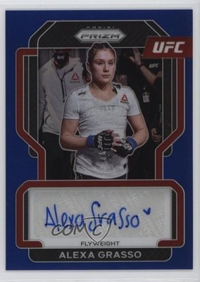 2022 Panini Prizm UFC Signatures Blue Prizm /49 Alexa Grasso #SG-AGS Auto 1rr7