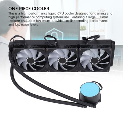 CPU Radiator Fan Cooler PWM Control Integrated Computer Liquid Cooling System CB