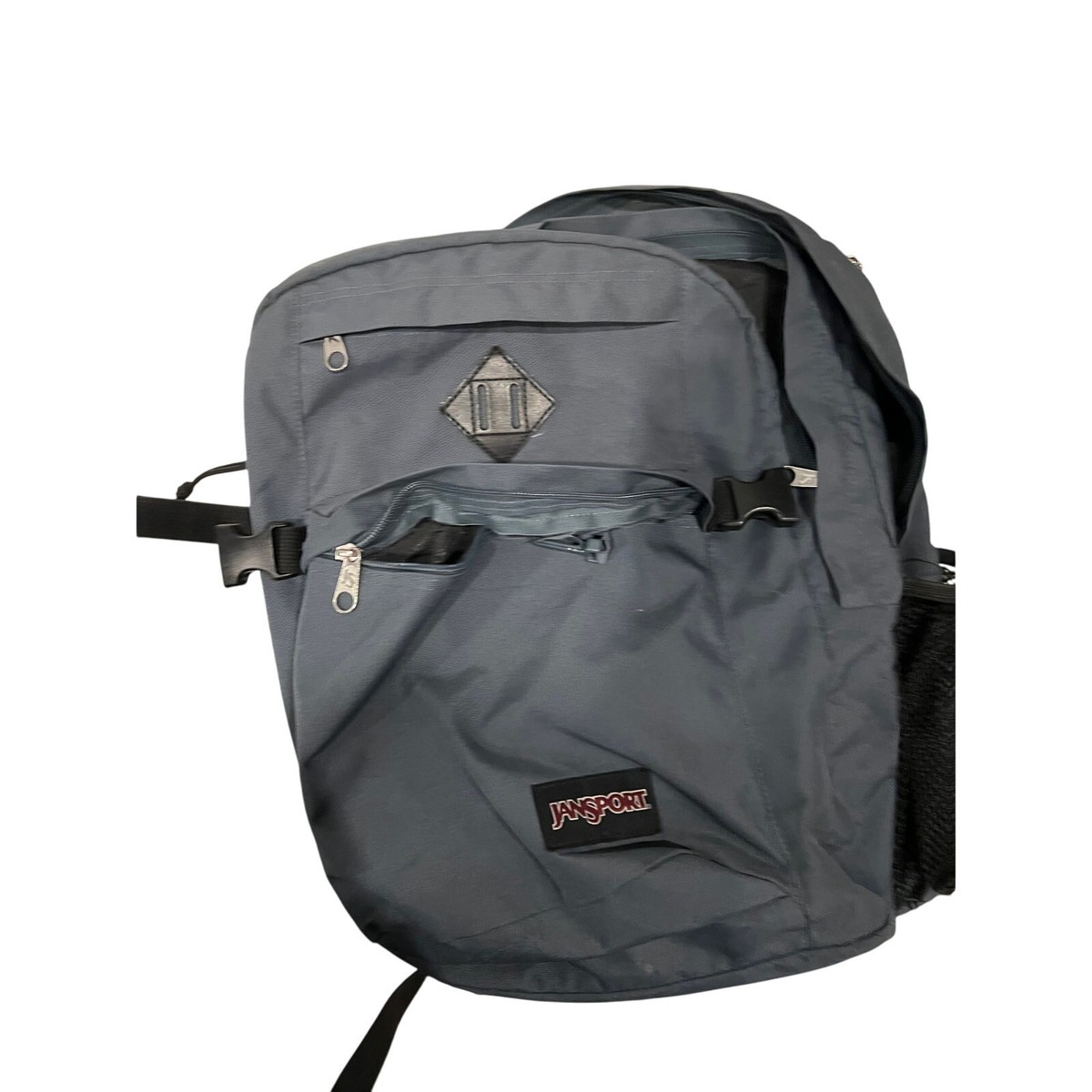 JanSport Right pack 3 Section Gray Black Backpack | eBay