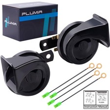 2pcs Dual Snail Horn Kit -12v 300db Highlow Universal Electric Waterproof Ho...