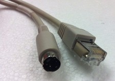 RJ45 Ethernet Network Patch Cables to Mini-DIN6F 4 M Male 5 Ft 36225-60