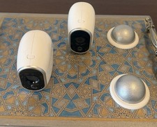 2 Netgear Arlo VMC3030 HD Indoor / Outdoor Camera, NO BATT -