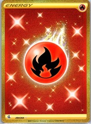 Fire Energy 284/264 Secret Rare Fusion Strike