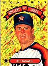 1992 DONRUSS TRIPLE PLAY GALLERY OF STARS #GS-7 JEFF BAGWELL HOUSTON ASTROS