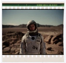 Interstellar Movie 70mm IMAX Film Cell Frame - Brand Anne Hathaway Ending (17946