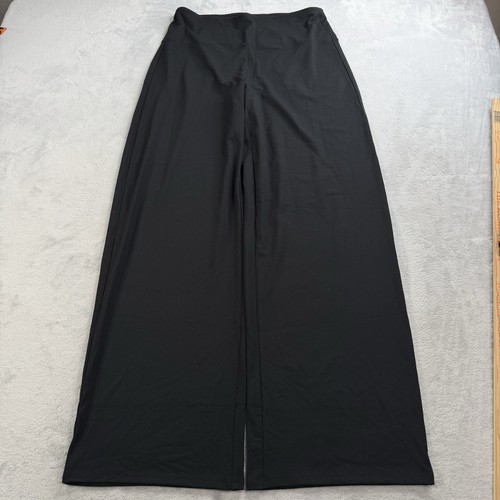 New J. Jill Wearever Smooth-Fit Full Leg Pants Womens S Black Pull On Stretch