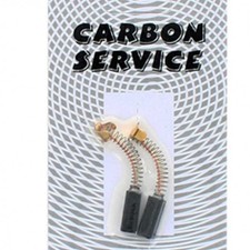 BLISTER 2PZ CARBONCINI SPAZZOLE UTENSILI TRAPANI 6 x 7 x 11/12,5 mm 