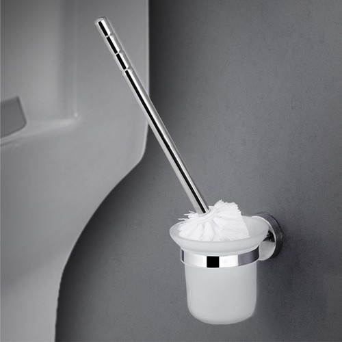 1PC Wall-mounted Cleaning Brush Long Handle Toilet Brush Bathroom Supplies for - Picture 10 of 11