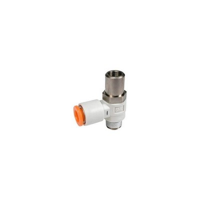 SMC AS2211F-N02-05SD Flow Control Valve, 1/4 in NPT, Meter In 5RTR1
