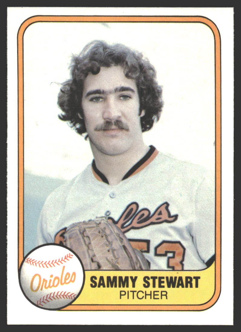 Rick Dempsey #177b 1981 Fleer Baltimore Orioles