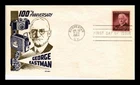 DR JIM STAMPS US COVER GEORGE EASTMAN 100TH ANNIVERSARY FDC BOLL CACHET CRAFT