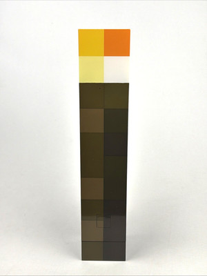 Minecraft Light Up Torch ThinkGeek 2012 Tested WORKS