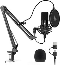 USB Microphone, MAONO 192KHZ/24Bit Plug Play