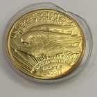1933 Liberty Standing Walking 20 Dollar Coin Copy United States Gold Tone Twenty