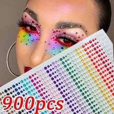 Body Face Gems Stick on Jewels Festival 3D Glitter Crystals Rhinestones Stickers
