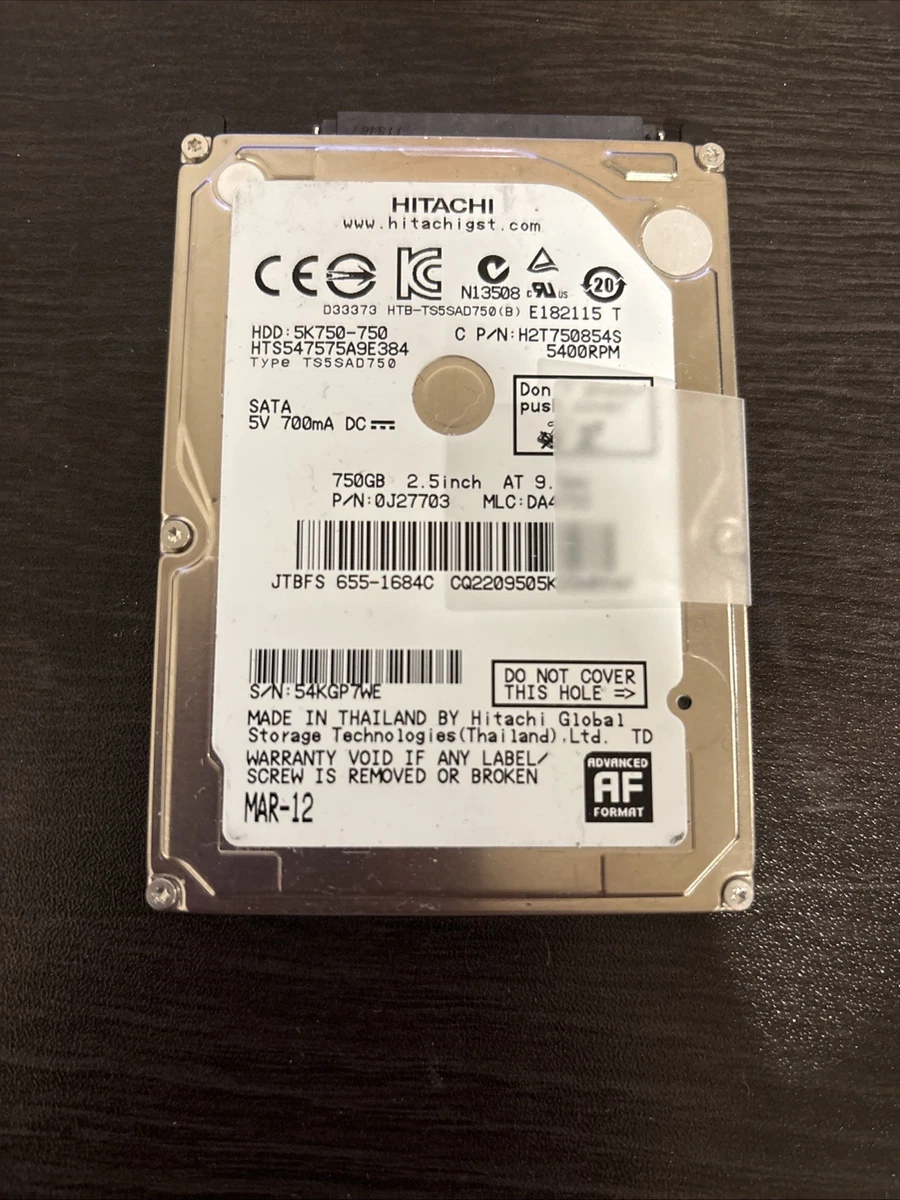 Preços baixos em Hitachi Sata Ii 750 Gb de capacidade de