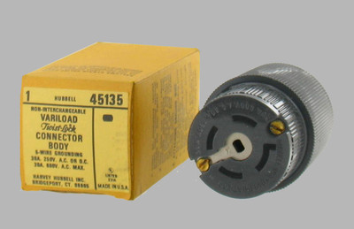HUBBELL Variload Super Female  Twist-Lock Cord Cap 30A 250/600V#HBL 45135-  New