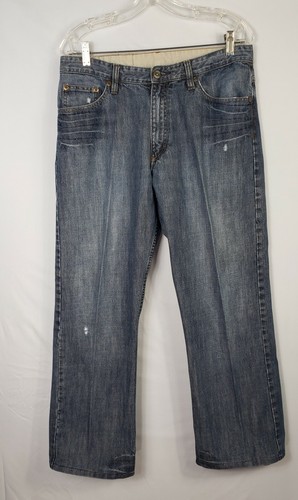 Lee Mens Jeans Size 34x29 Blue Denim 