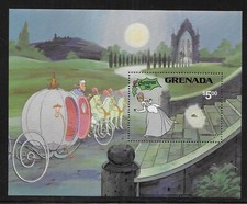 Disney 1981 Grenada - Christmas 1981, Cinderella Miniature Sheet - MNH