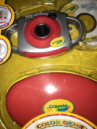 NOS Rare CRAYOLA 2.1 Megapixel DIGITAL CAMERA KIT Childrens First RED + Software - Picture 2 of 14