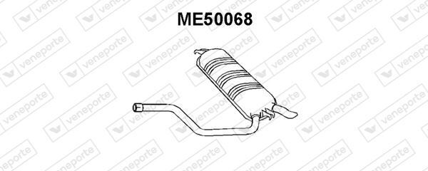 Silencieux arrière anti-vibration pour réparer fuite échappement Mercedes E250