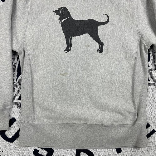 VTG Y2K The Black Dog Crewneck Sweatshirt Martha's Vineyard SMALL Heather Gray - Picture 7 of 20