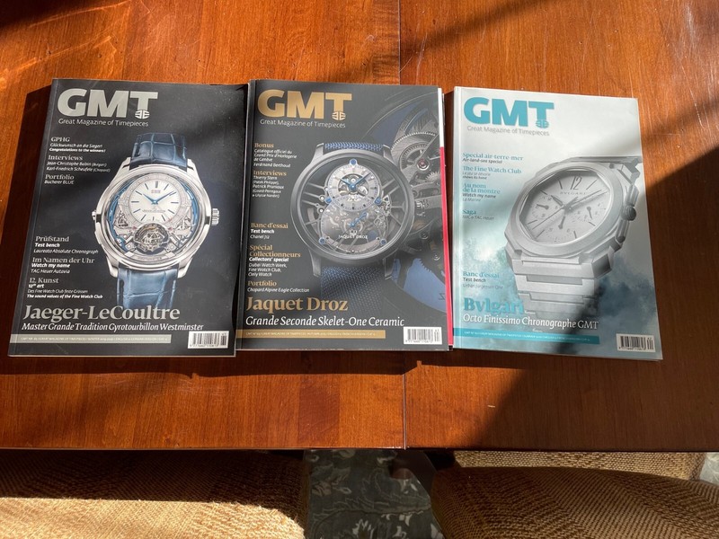 Great Magazine of Timepieces GMT Switzerland - Watch Magazines