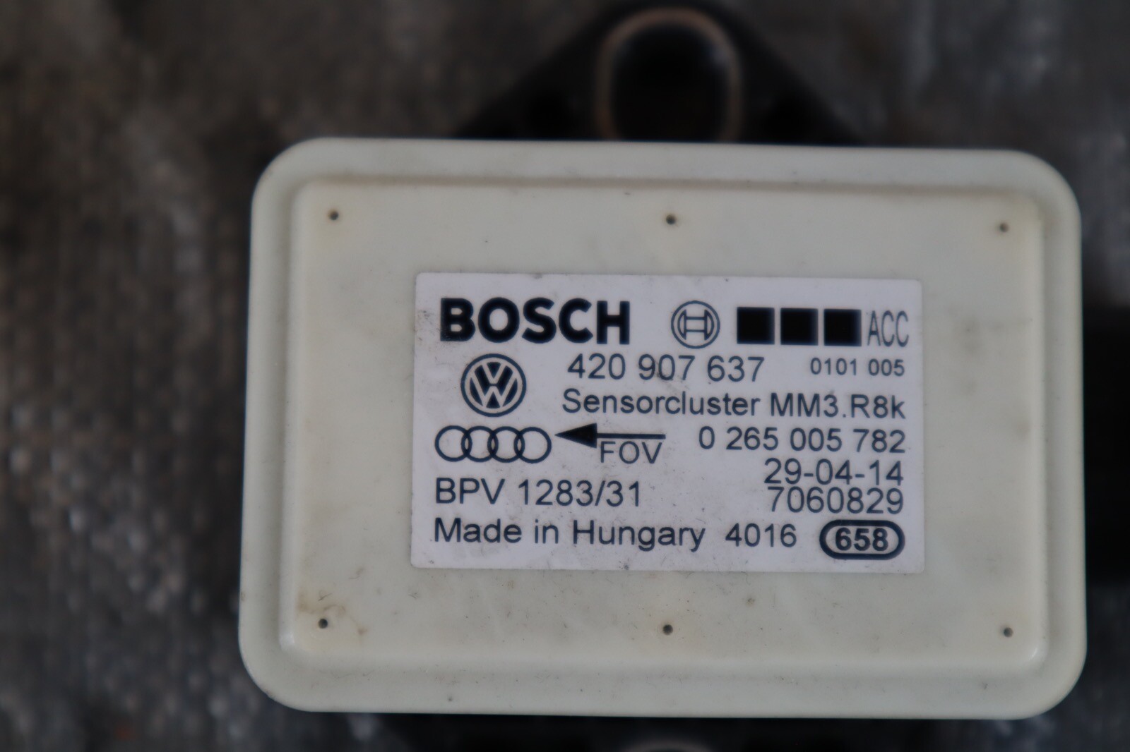2014 AUDI R8 V8 QUATTRO AWD 4.2L OEM YAW RATED SENSOR MODULE #1339