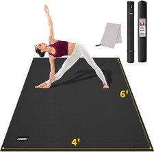 Extra Long Non-Slip Yoga Mat for Home Gym, 72"x48"/84"x30" Fitness Mat
