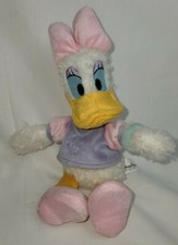 Disney Parks Daisy Duck Plush Stuffed Animal Disneyland World Soft Toy 11"