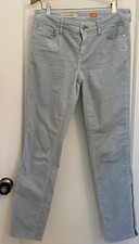 Anthropologie Pilcro Letterpress Stet Sz 29 stretch corduroy Blue/Grey Pants
