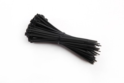 100 Stück Kabelbinder 300mm X 4,8mm Schwarz - UV-beständig Für Schattiernetz, Zaun, Sichtschutz