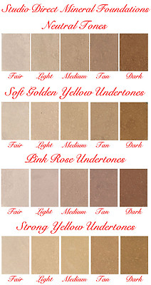 PRO LOOSE MINERAL MAKEUP FOUNDATION FULL OR SHEER COVER PURE NATURAL SAMPLE USA