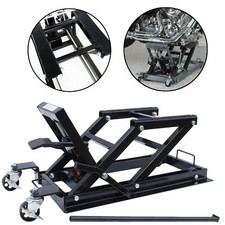 Custom Black Motorcycle Lift Hydraulic Quad Bike Jack Americana 2