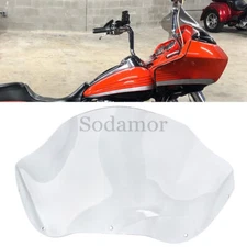 12.5" Clear Windshield Windscreen For Harley Road Glide CVO FLTRXSE ULTRA 98-13
