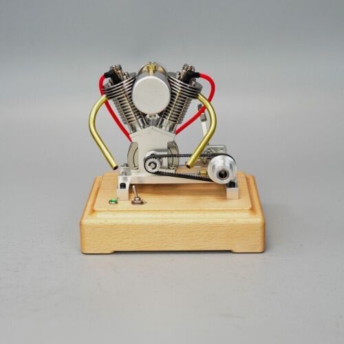 Vintage V2 Mini Engine Model Metal Desktop Toy Collection Gift - Picture 13 of 13