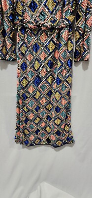 ASOS Edition Size 0 Diamond Belted Wrap Midi Dress in Sequin $275 | eBay ASOS Edition Size 0 Diamond Belted Wrap Midi Dress in Sequin $275 | eBay