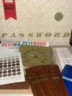 Milton Bradley Password Board Game Fine Edition Wood Grain Vintage 1963