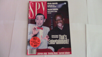 SPY magazine Dec. 1991 Pee-Wee Herman Clarence Thomas cover