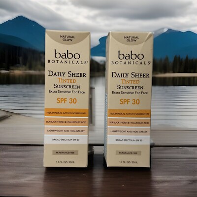 Babo Botanicals Daily Sheer Tinted SPF 30 Sunscreen Extra Sensitive For Face (2)