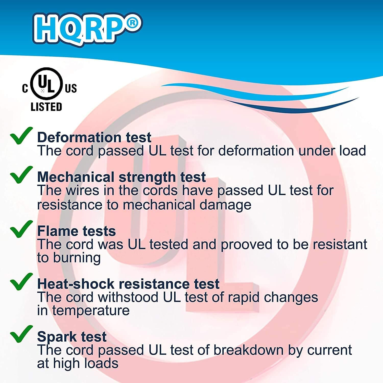 HQRP AC Power Cord for Skil 9200 (F012920000), 9250 F012925000 Reciprocating Saw