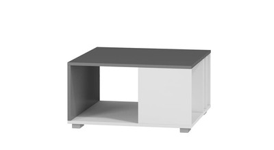 Couchtisch Thea White WHST-3 Sofatisch Beisteltisch Kaffetisch 68 x 36 x 68 cm