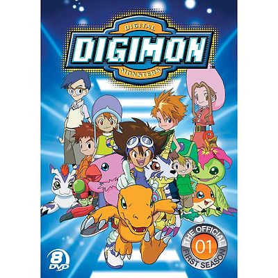 Digimon . Digital Monsters . The Official First Season 1 . 8 DVD . NEU
