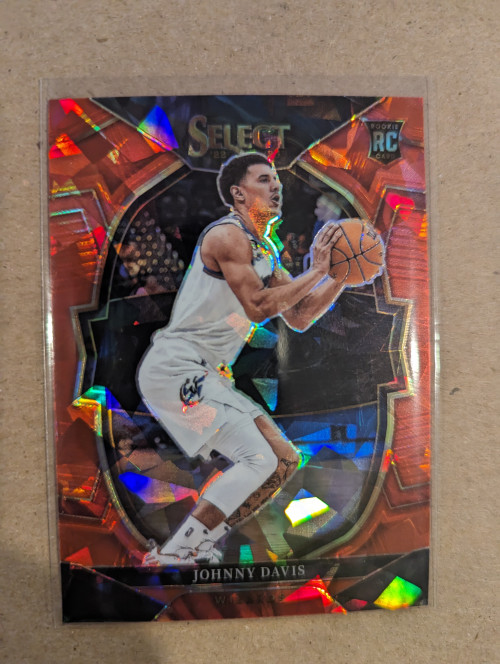 2022-23 Select Prizms Red Cracked Ice #100 Johnny Davis - NM