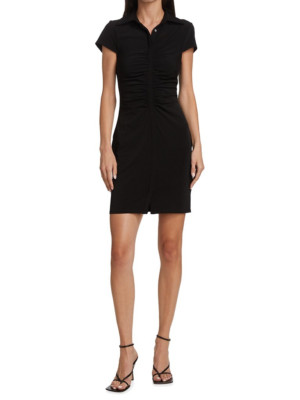 Cinq  Sept Amira Short Sleeve Shirtdress