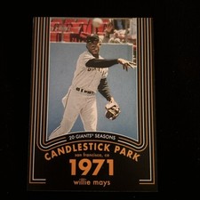  2020 Topps Heritage 20 Gigantic Seasons #19 Willie Mays (ref 103868)