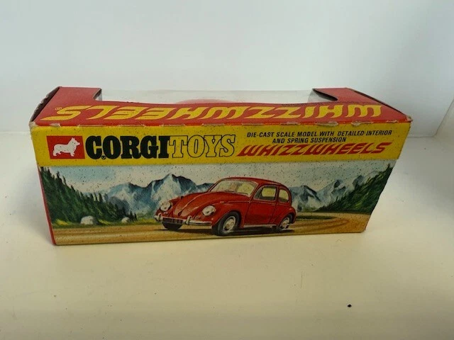 Corgi Toys 383 VW Käfer 1200 Saloon orange OVP - Bild 2 von 4