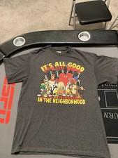 Looney Tunes Classic Gray It"s All Good In The Neighborhood Large T-Shirt